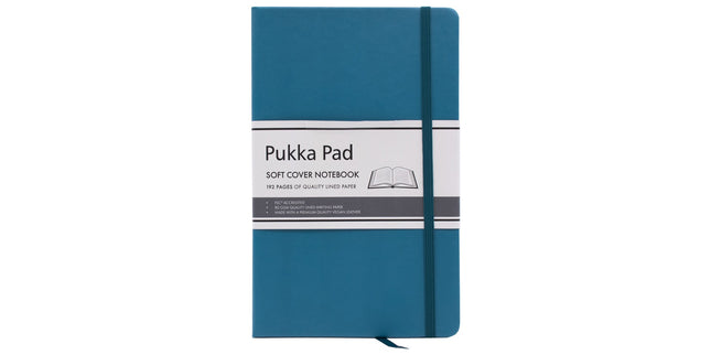 Pukka Signature Notebook Soft Cover Lined 133 x 210mm Teal
