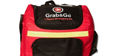 Grab & Go 1 Person Emergency Kit Red / Black