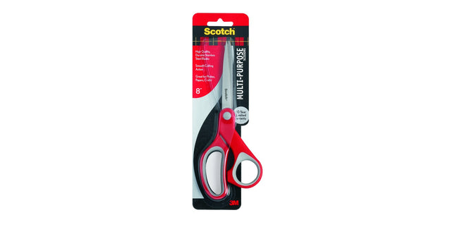 Scotch Scissors Multi-Purpose Red Handle 203mm