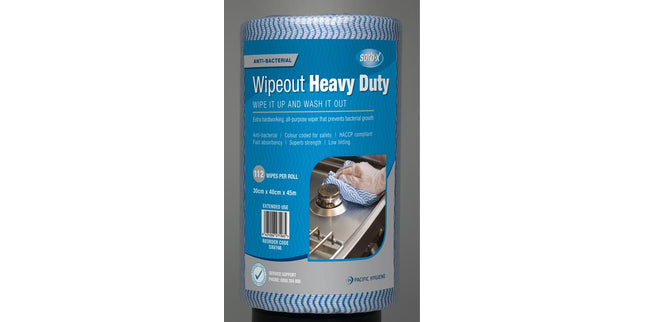 Sorb-X Wipeout Heavy Duty Cloth - 112 per roll