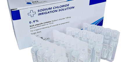 Irrigation Ampoules Medical Saline 15ml Box 50