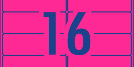 Compare Avery Shipping Labels Laser High Vis 35952 / L7162FP 99.1 x 34mm 16 Per Sheet Fluoro Pink Pack 400
