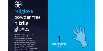First Aid Nitrile Gloves Powder Free Pair
