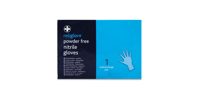 First Aid Nitrile Gloves Powder Free Pair