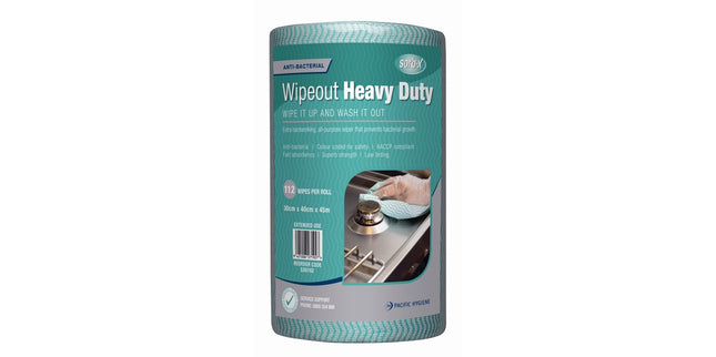 Sorb-X Wipeout Heavy Duty Cloth - 112 per roll