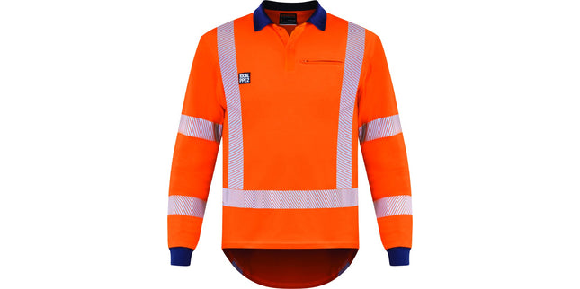 Bison Arcguard Polo ARC IHRTX TTMC-W17 Orange/Navy