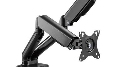 Brateck Elegant Monitor Arm Dual 17-3inch With Clamp and Gas Spring