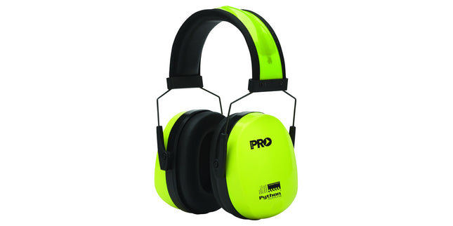 Pro Choice Pythom Slimline Earmuffs Hi Ves Yellow