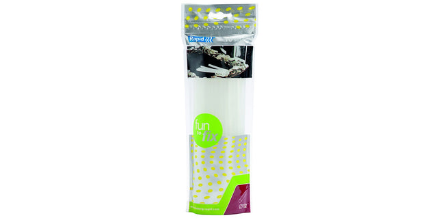 Rapid Glue Gun Sticks 12mm Clear Pack 10
