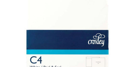 Croxley Envelope Peel & Seal C4 229mm x 324mm White Pack 10