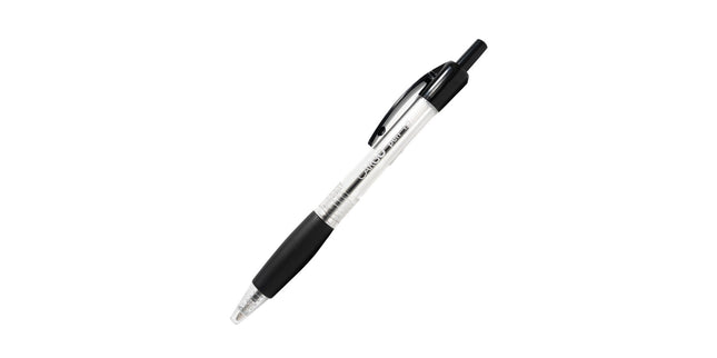 Cargo Ballpoint Pen Retractable Grip 1.0mm Black Box 12