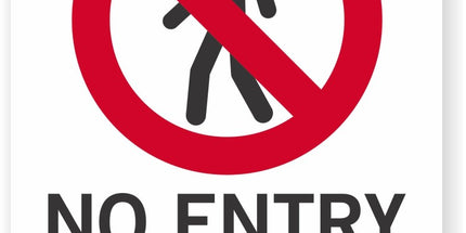 Safety Sign 'No Entry Authorised Personnel Only' 230 x 300mm