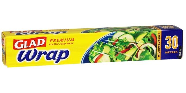 Glad Cling Film Wrap With Dispenser 30m Box