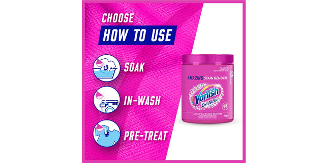 Vanish Stain Remover Powder Napisan Oxi Action 2kg