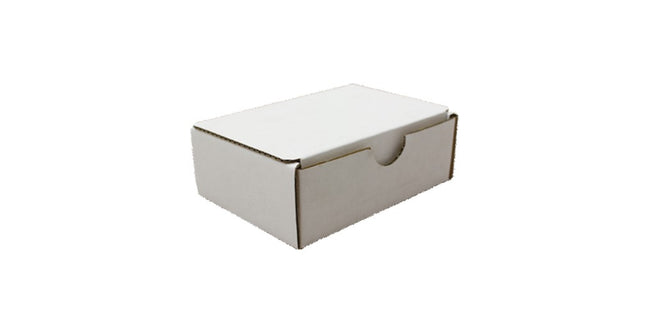 Die Cut Box Hinged Lid White - Various sizes