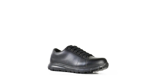 Bata Fire Slip Resistant Black Lace Up Shoe