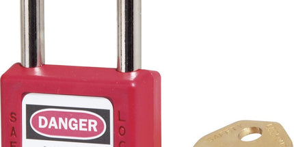 Master Lock Safety Padlock Steel Shackle - various colours