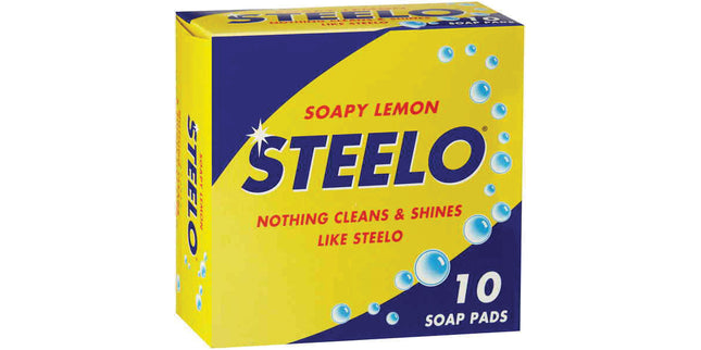 Steelo Soap Pads Soapy Lemon Box 10