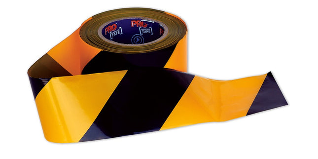 Pro Choice Barricade Tape 75mmx100m Yellow/Black