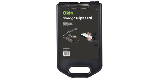 Okin Storage Clipboard A4 Black