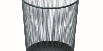 Esselte Waste Paper Bin Mesh Round 10L Black