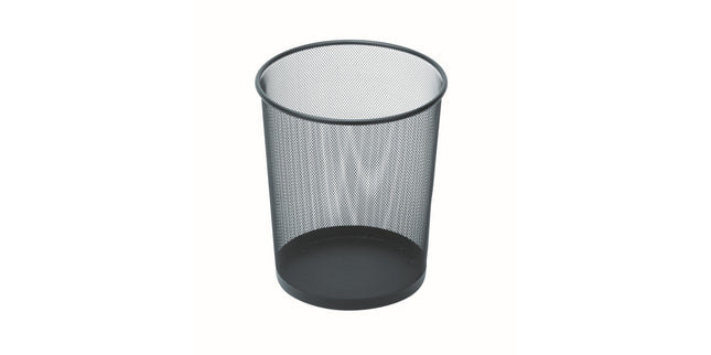 Esselte Waste Paper Bin Mesh Round 10L Black