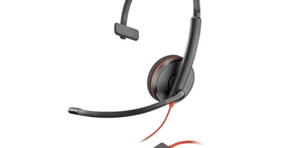 Feedback Poly Blackwire 3210 Monaural Usb-c Headset +Usb-c/a Adapter