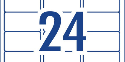 Avery Address Labels Sure Feed Laser Printer 959029 / L7159 64 x 33.8mm 24 Per Sheet Pack 2400