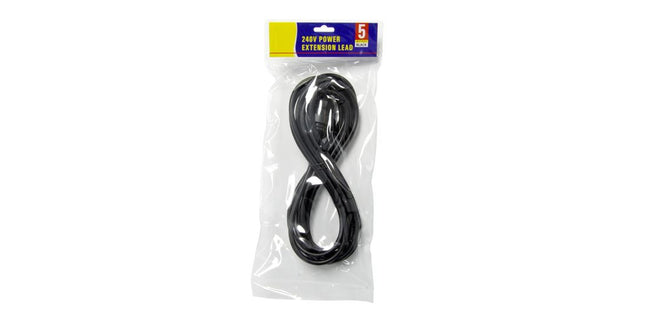 Dynamix Power Extension Lead 5m Black