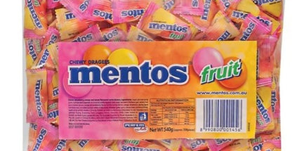 Mentos Lollies Fruit 540g