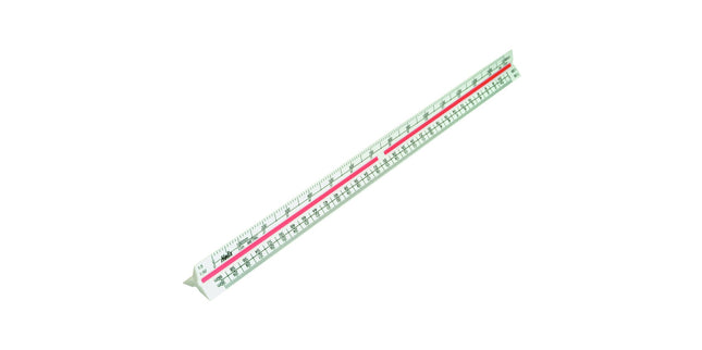 Helix Scale Ruler Triangular 30cm