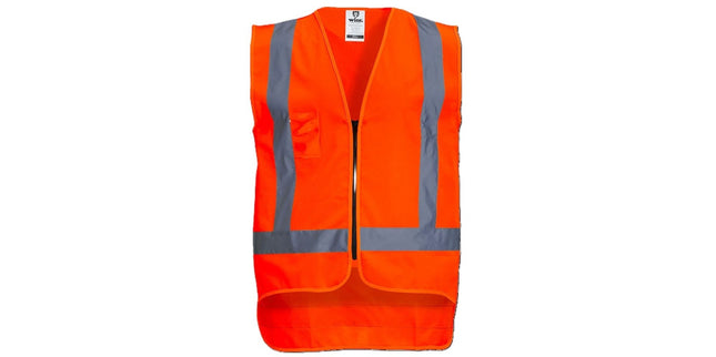 His Vis Vest Fire Warden Large Orange