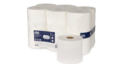 Tork Toilet Roll Mini Smartone Advanced 2 Ply 193 T9 620 Sheets White Carton 12