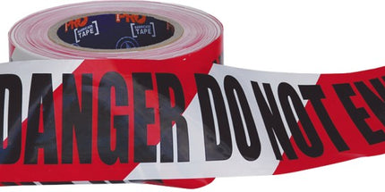 Paramount Safety Ddnet10075 Barrier Tape Danger Do Not Enter 75mm Width X 100m Roll