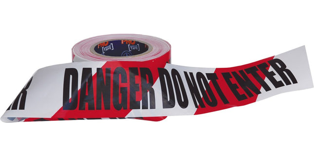 Paramount Safety Ddnet10075 Barrier Tape Danger Do Not Enter 75mm Width X 100m Roll