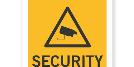 Sign - Warning Security Cameras 300 X 450 Each