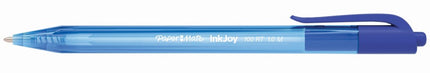 Paper Mate Inkjoy 100RT Ballpoint Pen Retractable Medium 1.0mm Blue Box 12