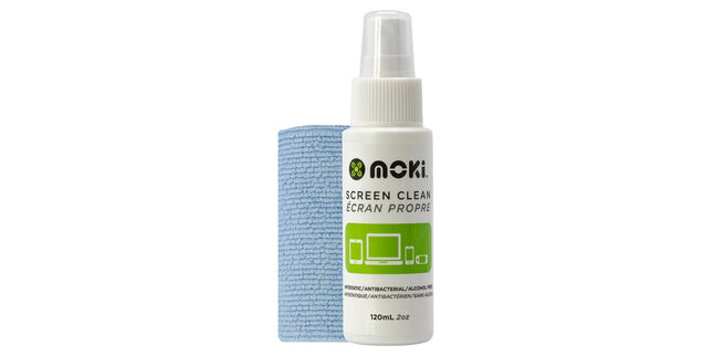 Moki Clean Screen 120ml + Microfibre Cloth