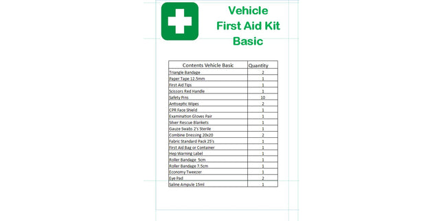 DTS Medical First Aid Kit Vehicle Soft Bag