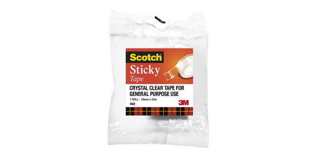 Scotch Everyday Office Tape 18mm x 33m Roll