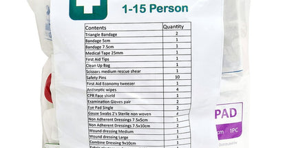 DTS Medical First Aid Kit Refill 1-15 Persons
