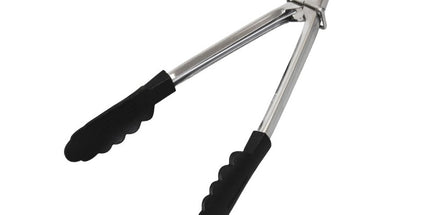 Weatherdon Steel Tongs With Non-stick Head 23cm